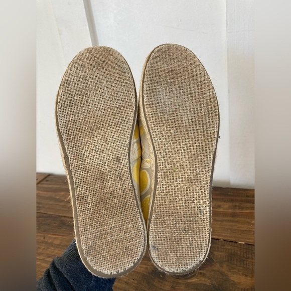 Toms 7W lemon slip on flats shoes espadrilles - Picture 5 of 6